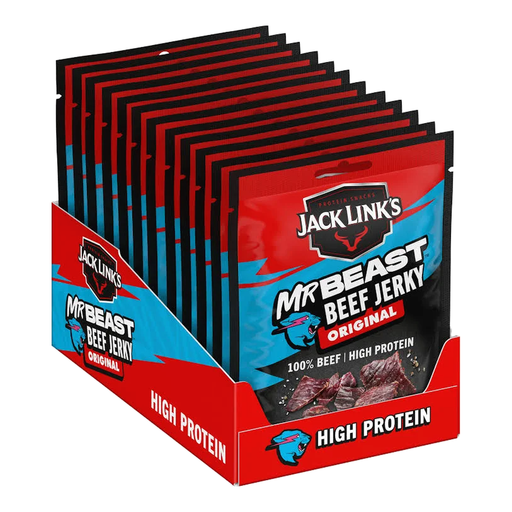 Jack Link's Beef Jerky Original, 12 x 25 g