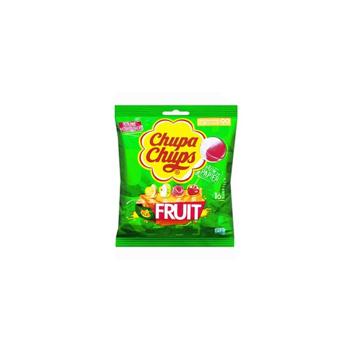 Chupa Chups Assorted Fruit Flavours Lollipop Bag