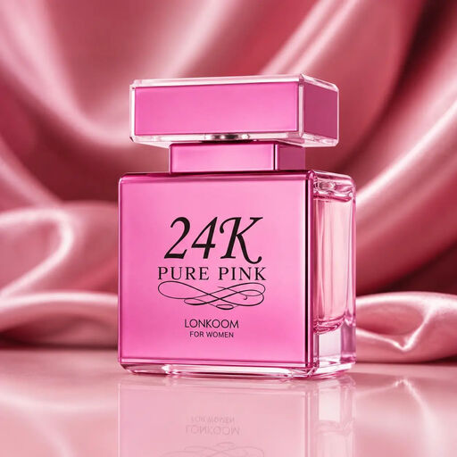 Lonkoom 24K Pretty Pink EDP Perfume for Women 100 ml
