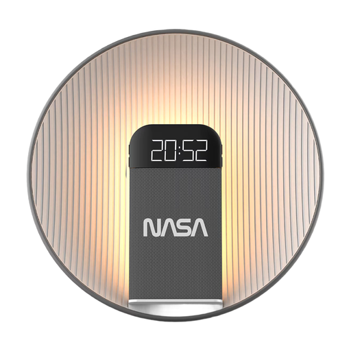 Enceinte Bluetooth, réveil, lumière et chargeur sans fil NASA SPC600