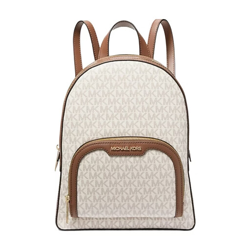 MICHAEL KORS JAYCEE Medium Logo Backpack VANILLA