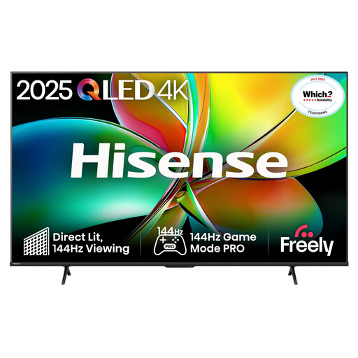 Hisense 85E78QTUK PRO 144Hz QLED Smart AI TV