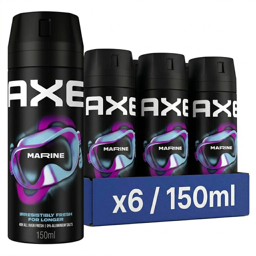 Axe Deo Body Spray Marine 150 ML 6-Pack