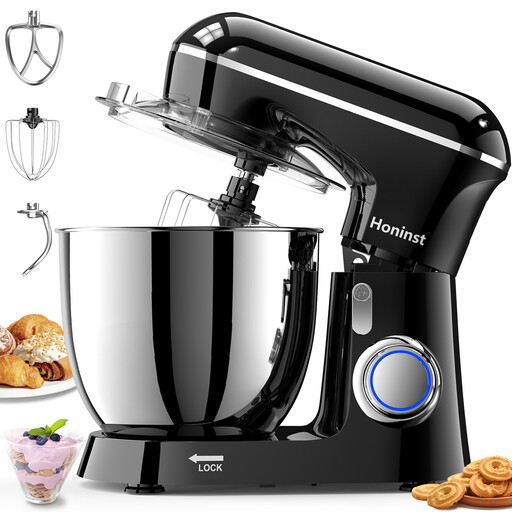 Honinst 10-Speed Stand Mixer with 6.2 L Bowl