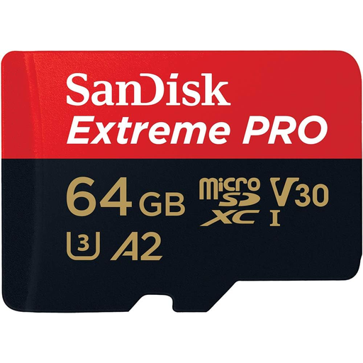 SanDisk 64GB Extreme PRO microSDXC Card