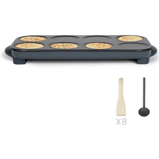 LIVOO DOC186G - Crêpière 1500W 8 mini crêpes
