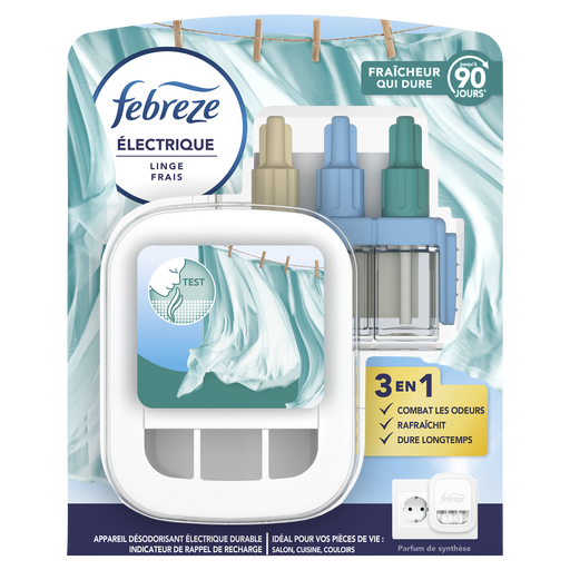 Febreze 3Volution Smart Starter Kit - Fresh Linen Scent