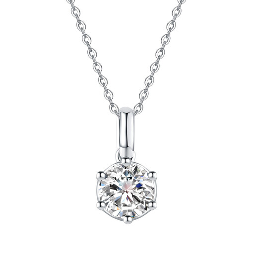 ALAIN MICHAL necklace with 1-carat lab-grown diamond