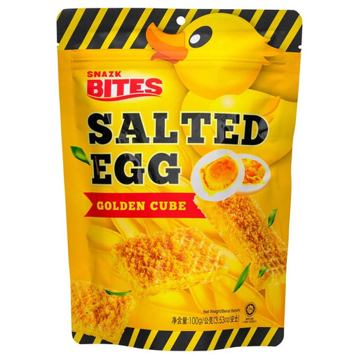 My Bizcuit Snazk Bites Golden Cube Salted Egg 100g