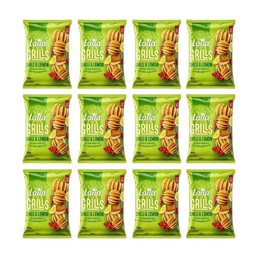 Laila Chilli & Lemon Grills 12 x 80g