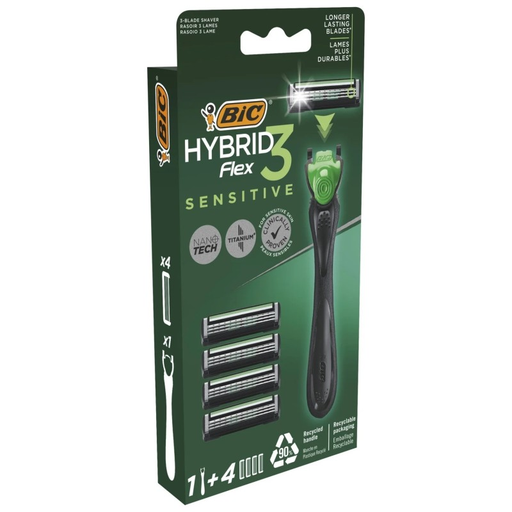 BIC HYBRID 3 FLEX Sensitive Razor