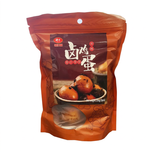 Shen Dan Spicy Marinated Eggs with Shell and Sauce