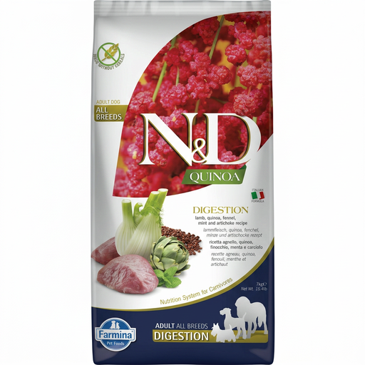 Farmina N&D Quinoa Digestion Adult Medi/Maxi Lamb 7 kg
