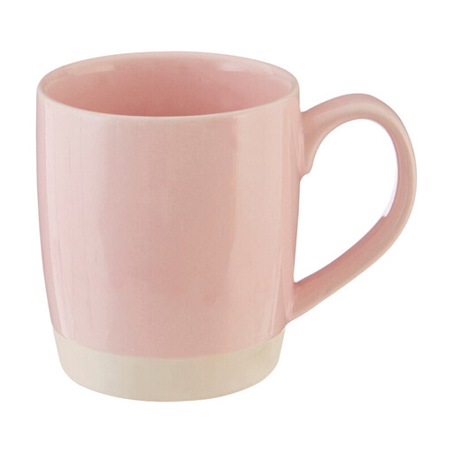 Maison by Premier Glazed Finish Mug Pink & White 372ml