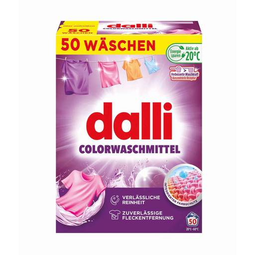 dalli Color Waschpulver mit Farbschutz