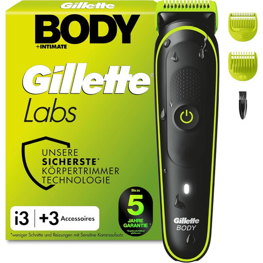 Gillette Labs Body + Intimate Trimmer i3