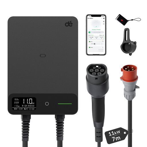 dé Wallbox Type 2 11kW with APP & RFID