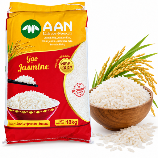 AAN ST25 Vietnamese jasmine rice, 18 kg bag