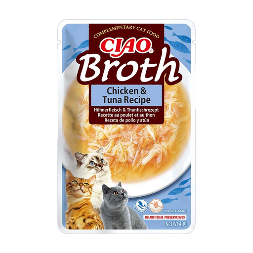 INABA Broth Chicken with Tuna Recipe.
