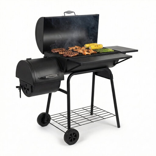 Lugia Charcoal BBQ with Barbecue Smoker