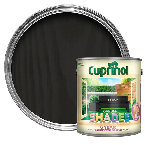 Cuprinol Garden Shades Matt Wood Treatment - Black Ash - 2.5L