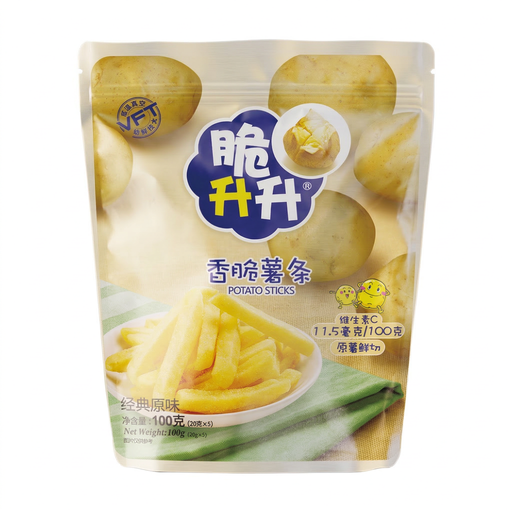 CRISUP Crispy Potato Sticks Original Flavour, five 20 g bags