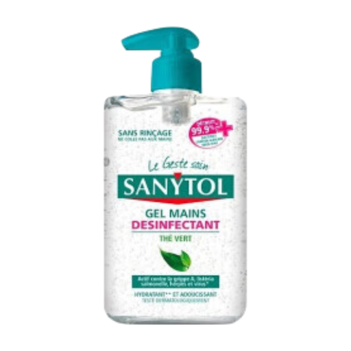 SANYTOL Hand Disinfectant Gel Cleans & Disinfects 30s Pump Bottle 250ml