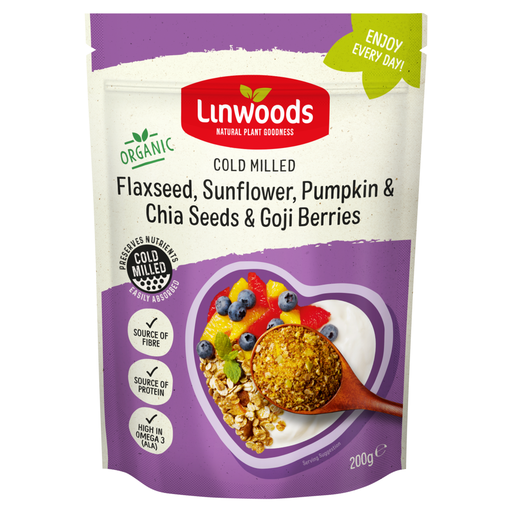 Linwoods Flaxseed, Sunflower, Pumpkin & Chia Seeds & Goji Berries 200g
