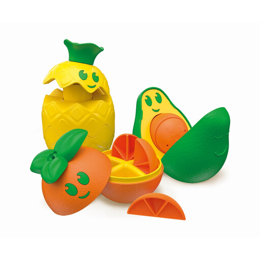 Clementoni Playset with Fruits - Avocado, Pineapple, Orange, Multicolour
