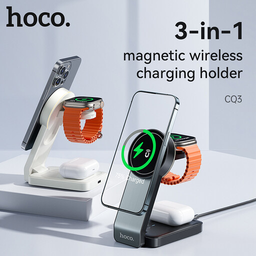 CQ3 3-in-1 Magnetic Wireless Motorcycle Charger