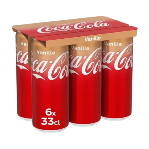 Pack Coca-Cola Saveur Vanille 6x330ml