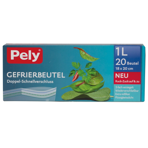 Pely Gefrierbeutel 1L