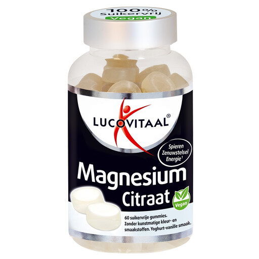 Lucovitaal Gummies au Magnésium Sans Sucre - 60 unités