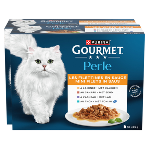 Gourmet Perle Filettine 酱汁猫粮组合装