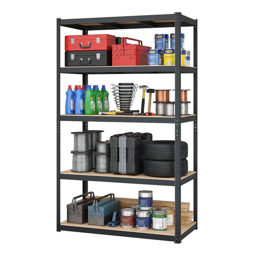 Ochama 5-Tier Shelving Unit, Heavy Duty Steel Shelving Unit