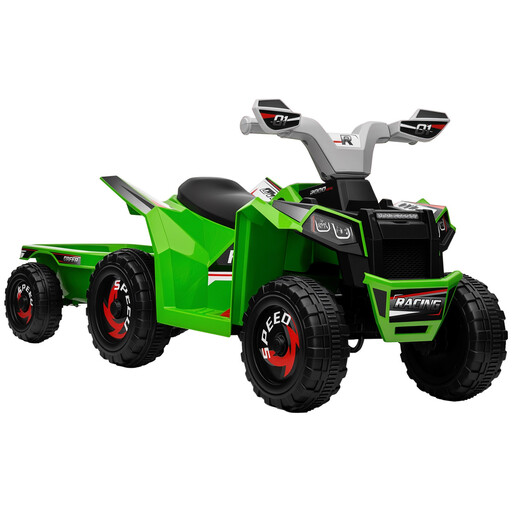 HOMCOM Electric Quad Bike 6V Green