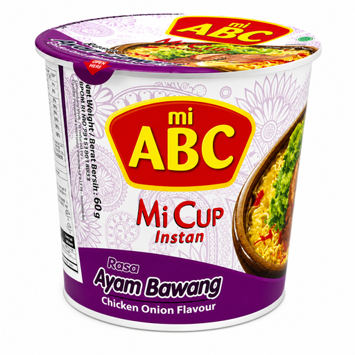 ABC Instant Noodle Onion Chicken Flavour Cup 60g