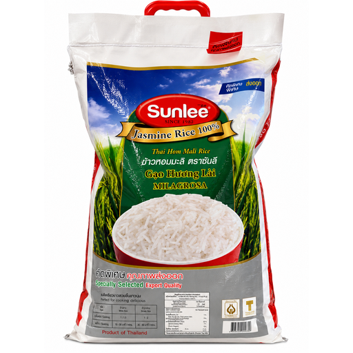 Sunlee New harvest 2026 Thai Hom Mali jasmine rice premium quality 10KG