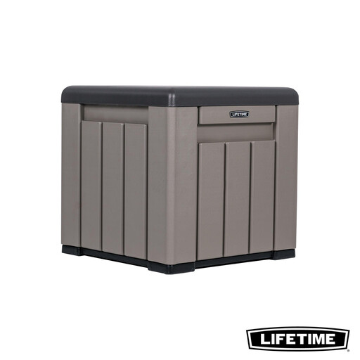 Lifetime Outdoor Storage Cube - Gray, 94 L
