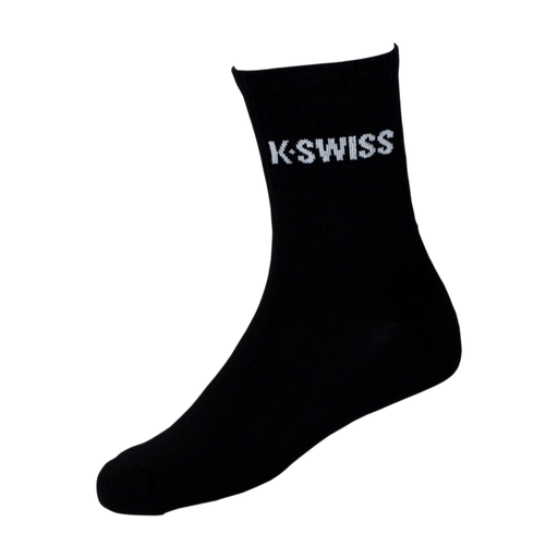 K-Swiss Crew Hypercourt Black Socks