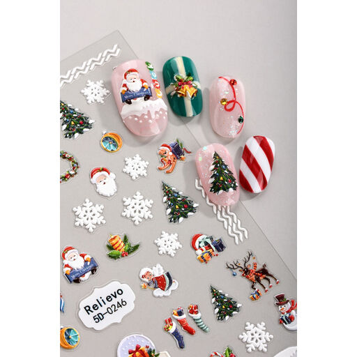 MeoMagic Meowmagic Christmas Gel Nail Stickers