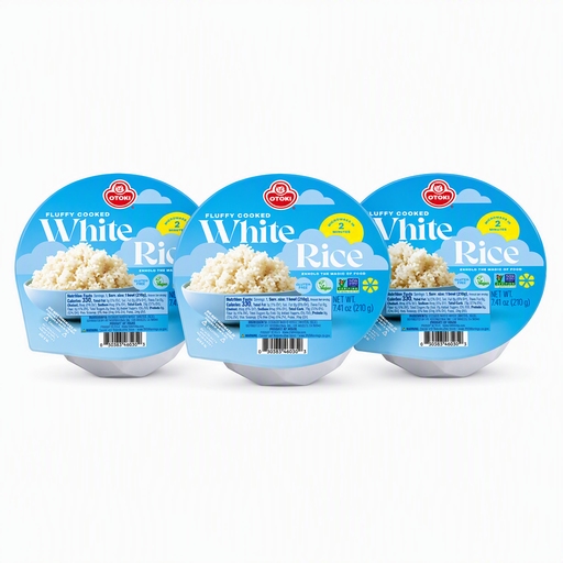 Ottogi Cooked Rice, pack of 3 210 g bowls