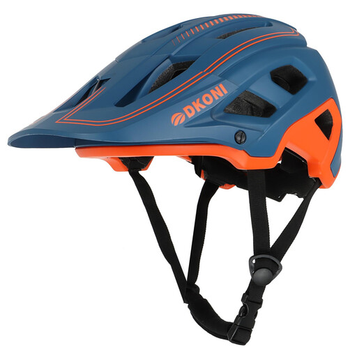 DKONI HS-062 Adult Mountain Cycling Helmet Blue/Orange L 56-61cm