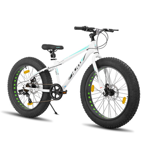 HILAND Roon Fat Tyre Mountain Bike in White
