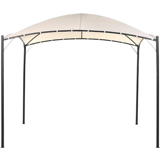 Beliani Pergola 305 x 305 cm Beige VOMERO