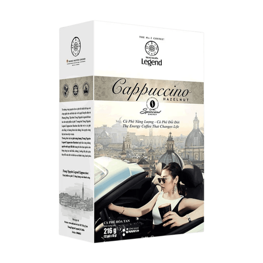 Trung Nguyen Legend Cappuccino Hazelnut, 12 packs, 216 g