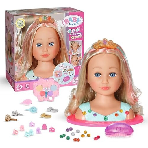 BABY born Makeup Head with Accessories