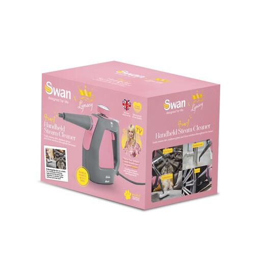 Swan x TV's Queen of Clean Handheld Steam Cleaner