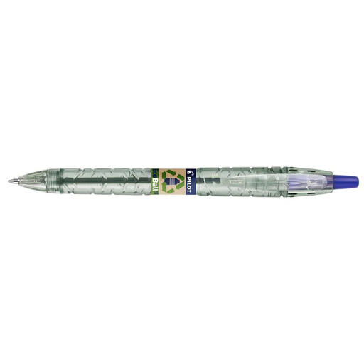 Pilot Ecoball Recycled Retractable Ballpoint Pen Black, Pack of 10