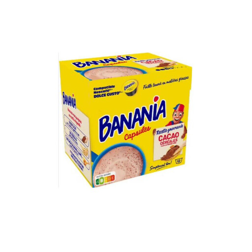 Banania 胶囊，12 粒装，兼容 NESCAFÉ Dolce Gusto，192 g